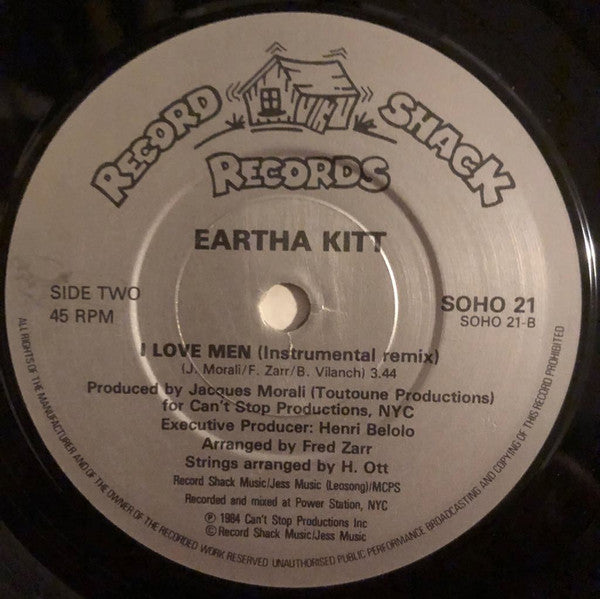 Eartha Kitt : I Love Men (7", Single)