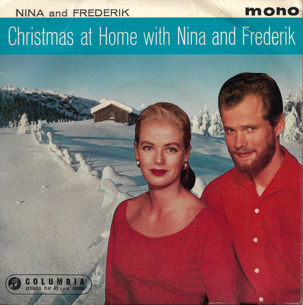Nina & Frederik : Christmas At Home With Nina And Frederik (7", EP, Mono)