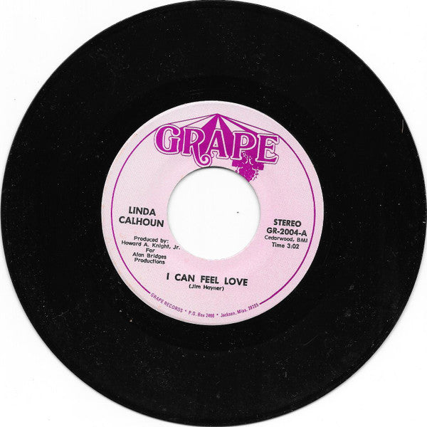 Linda Calhoun (2) : I Can Feel Love (7", Single)