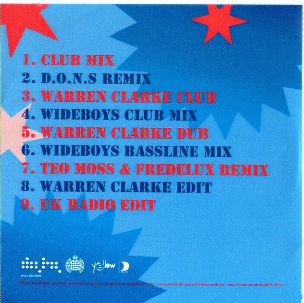 Bob Sinclar Presents Fireball (3) : What I Want (CDr, Single, Promo)