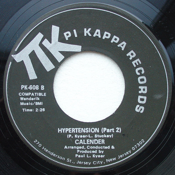 Calender : Hypertension (7", Single)