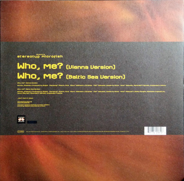 Stereotyp Meets Microfish : Who, Me? (12")