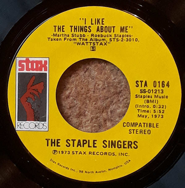 The Staple Singers : Be What You Are (7", Styrene)
