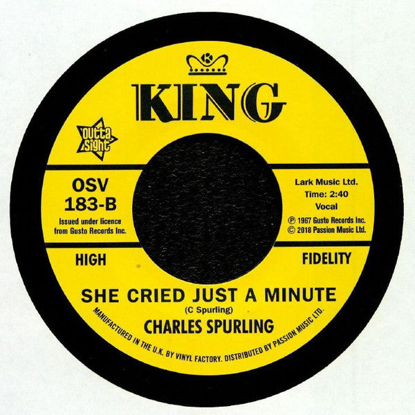 Cody Black / Charles Spurling : I'm Slowly Molding / She Cried Just A Minute (7")