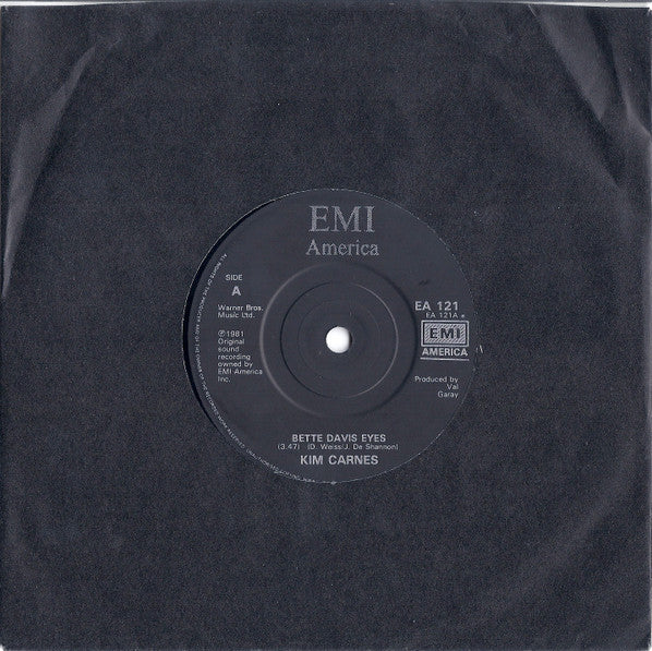 Kim Carnes : Bette Davis Eyes (7", Single, Bla)
