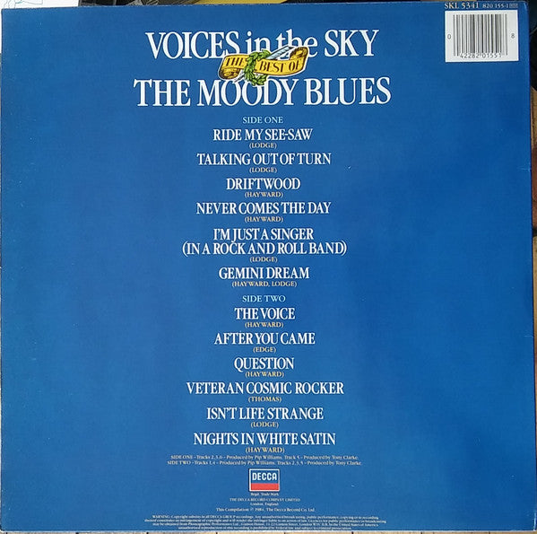 The Moody Blues : Voices In The Sky: The Best Of The Moody Blues (LP, Comp)