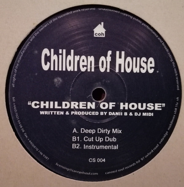 Children Of House : Children Of House (12")
