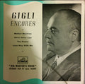 Beniamino Gigli : Gigli Encores (7", EP)