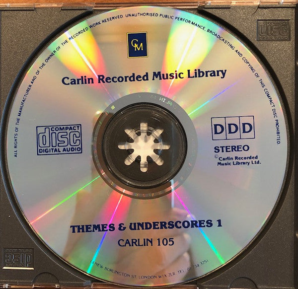Gary Moberley / Derek Holt : THEMES & UNDERSCORES 1 (CD)