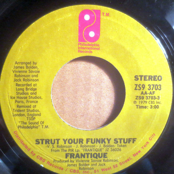 Frantique : Strut Your Funky Stuff (7")