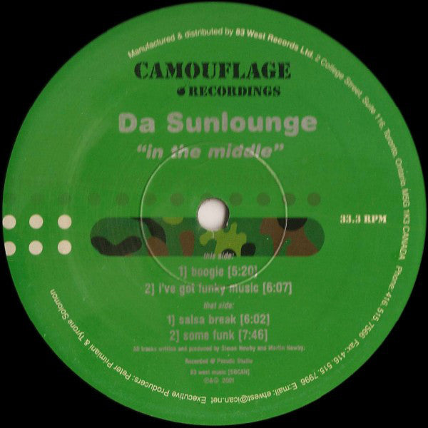 Da Sunlounge : In The Middle (12")