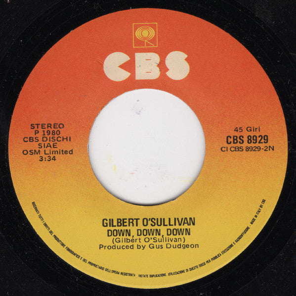 Gilbert O'Sullivan : What's In A Kiss (7")