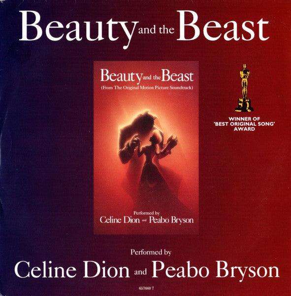 Celine Dion* & Peabo Bryson : Beauty And The Beast (7", Single)
