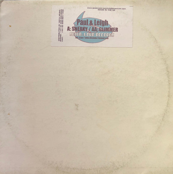Paul & Leigh : Sneaky / Glimmer (12", W/Lbl)