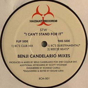 STW : I Can't Stand For It (12")
