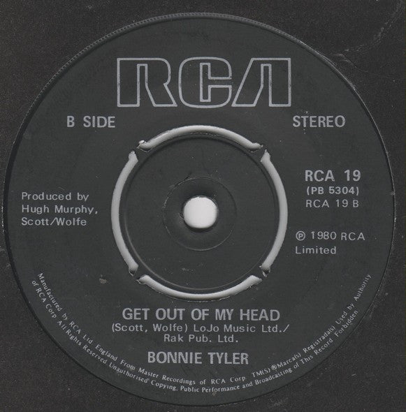 Bonnie Tyler : Goodbye To The Island (7", Single)