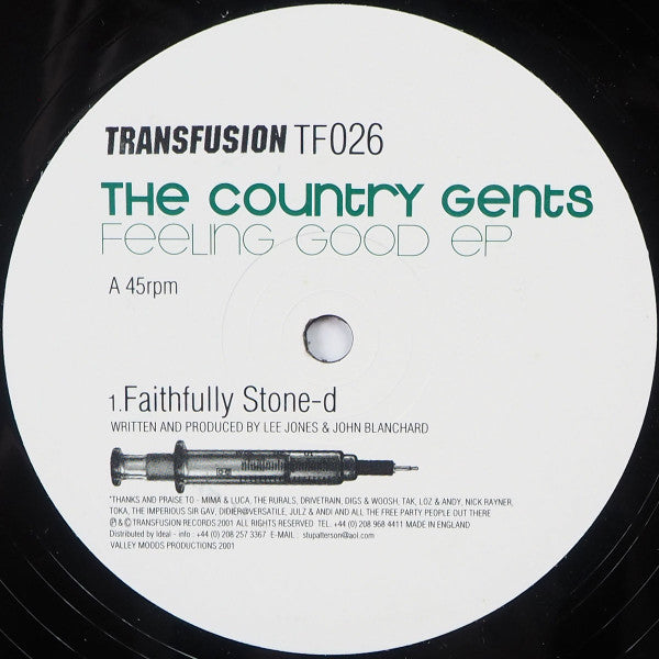 The Country Gents : Feeling Good EP (12", EP)