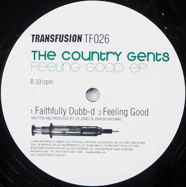 The Country Gents : Feeling Good EP (12", EP)