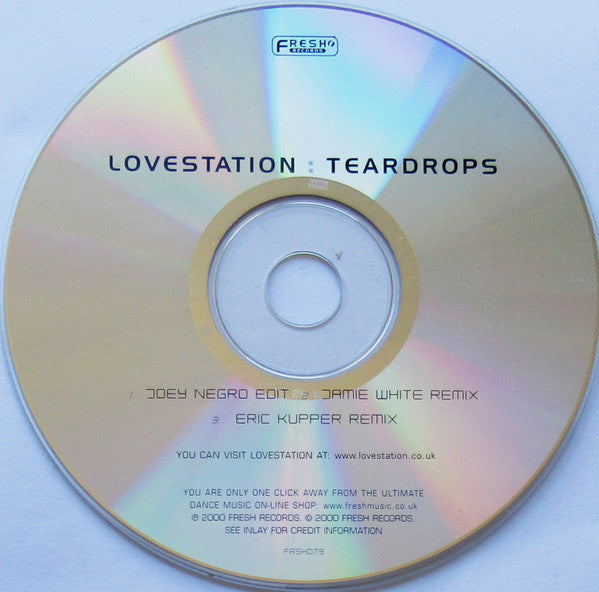 Lovestation : Teardrops (CD, Single)