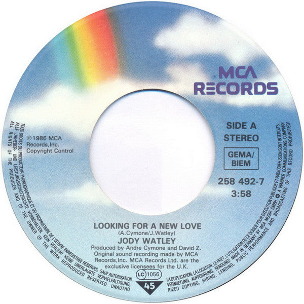 Jody Watley : Looking For A New Love (7", Single)