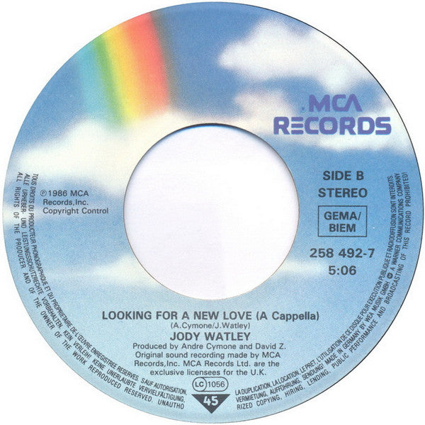 Jody Watley : Looking For A New Love (7", Single)