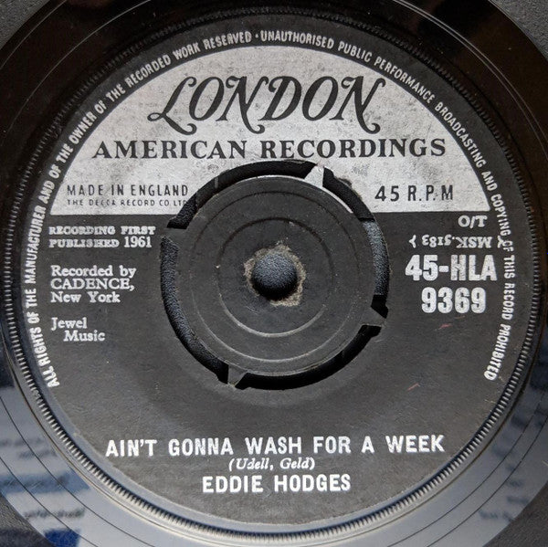 Eddie Hodges : I'm Gonna Knock On Your Door / Ain't Gonna Wash For A Week  (7")
