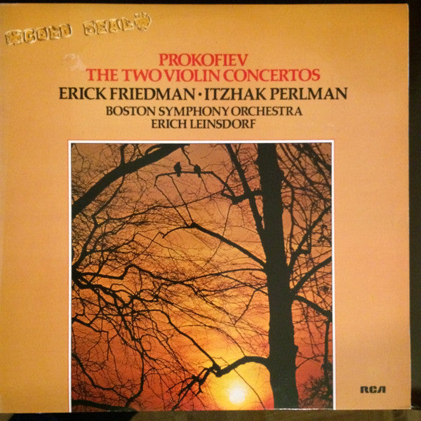 Sergei Prokofiev - Erick Friedman, Itzhak Perlman, Erich Leinsdorf, Boston Symphony Orchestra : Prokofiev The Two Violin Concertos (LP, Comp)