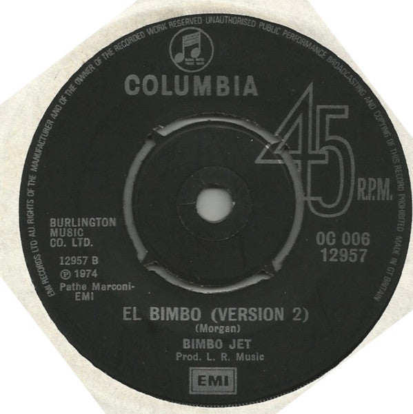 Bimbo Jet : El Bimbo (7")