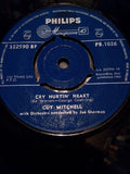 Guy Mitchell : Cry Hurtin' Heart (7", 3-P)