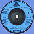 Air Supply : All Out Of Love (7", Single)