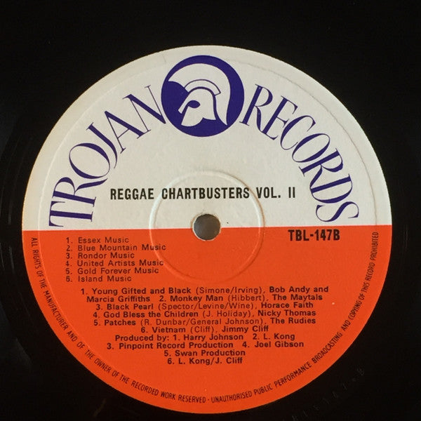 Various : Reggae Chartbusters Vol Two (LP, Comp)