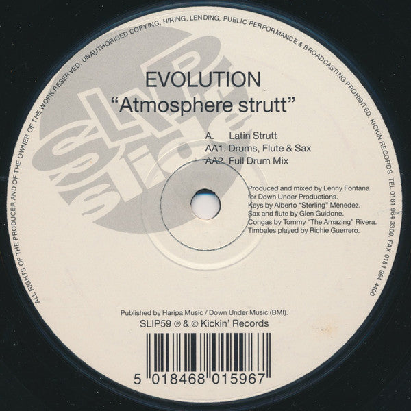 Evolution (5) : Atmosphere Strutt (12")