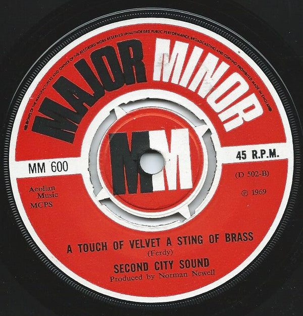 Second City Sound : The Dream Of Olwyn / A Touch Of Velvet A Sting Of Brass (7", Single)