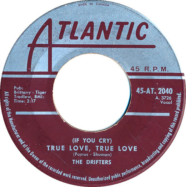 The Drifters : Dance With Me (7", Single)