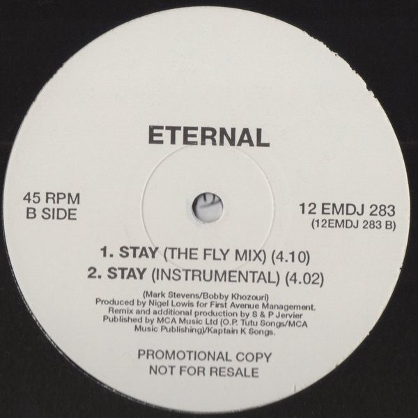 Eternal (2) : Stay (12", Single, Promo)