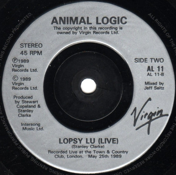 Animal Logic : Someday We'll Understand (7", Single)