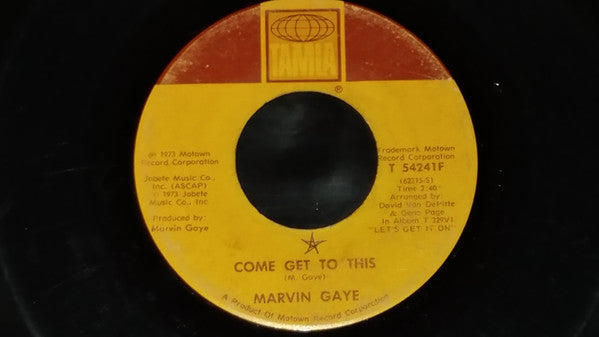 Marvin Gaye : Come Get To This / Distant Lover (7", Single)
