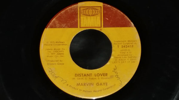 Marvin Gaye : Come Get To This / Distant Lover (7", Single)