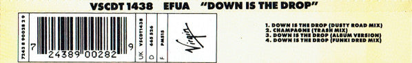 EFUA : Down Is The Drop (CD, Single)