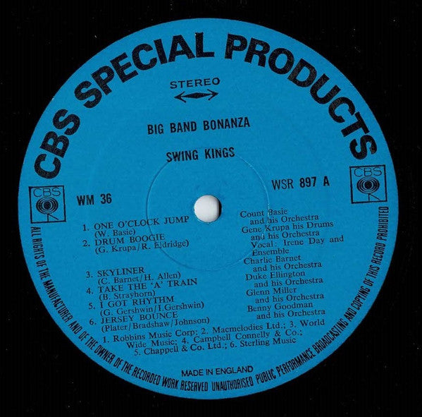 Various : Big Bands Bonanza (3xLP, Comp + Box)