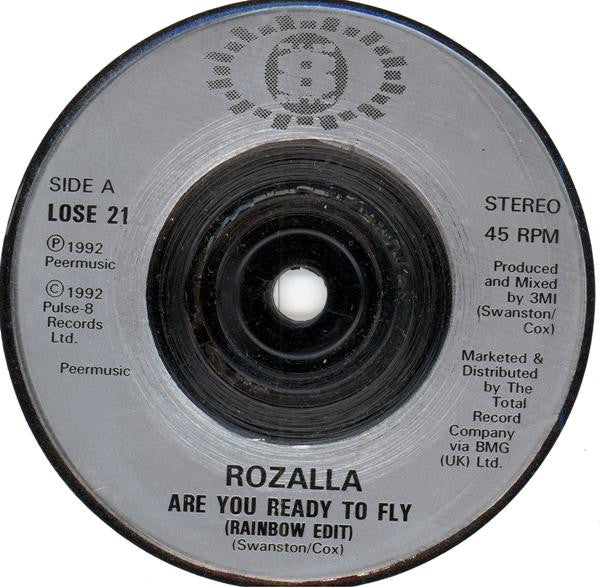 Rozalla : Are You Ready To Fly (7", Single, Sil)