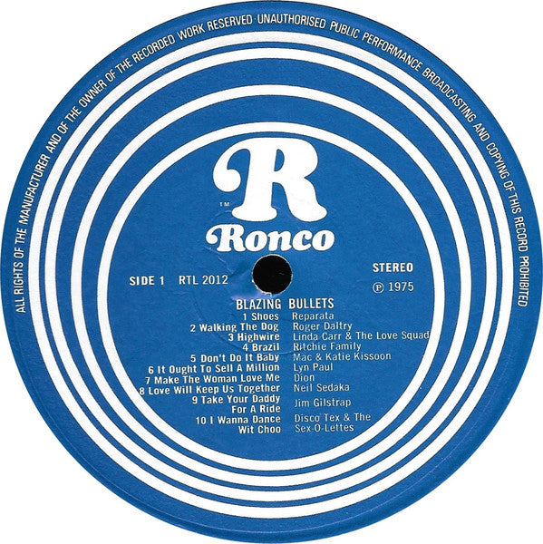 Various : 20 Blazing Bullets (LP, Comp)