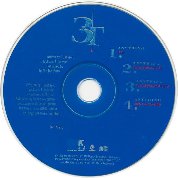 3T : Anything (CD, Single)