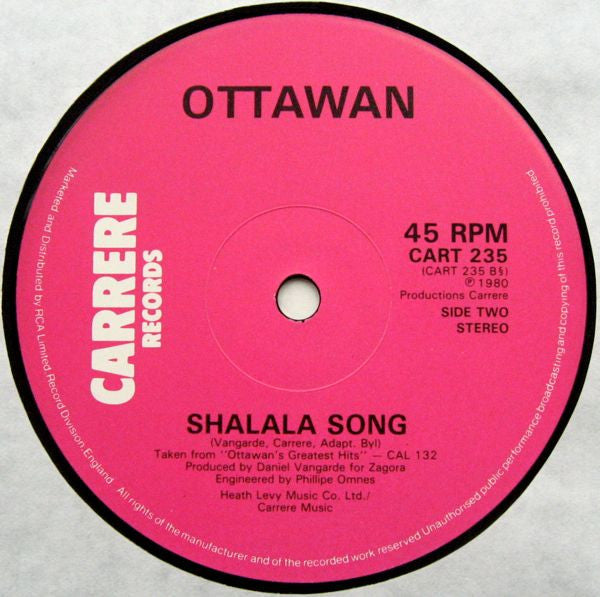 Ottawan : Hello Rio! (12")