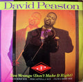 David Peaston : Two Wrongs (Don't Make It Right) (12")