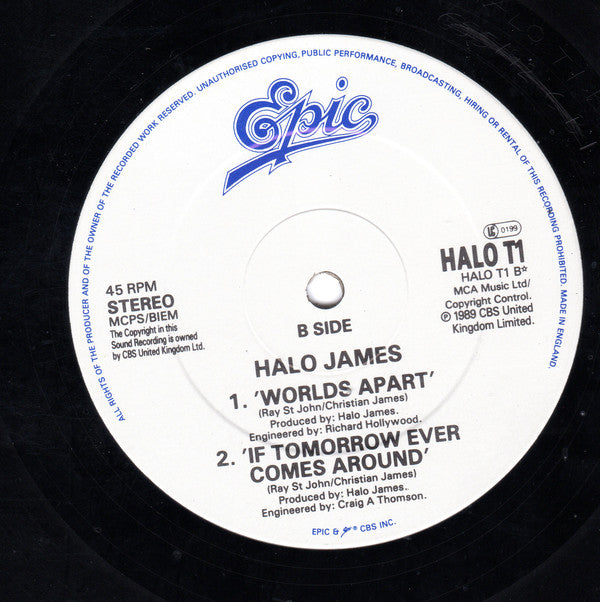 Halo James : Wanted (12", Single)