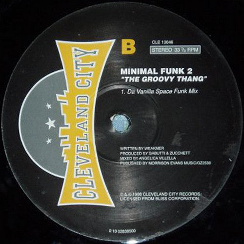 Minimal Funk : The Groovy Thang (12")