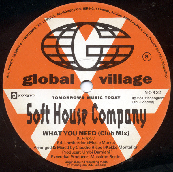 Soft House Company : What You Need... (12")