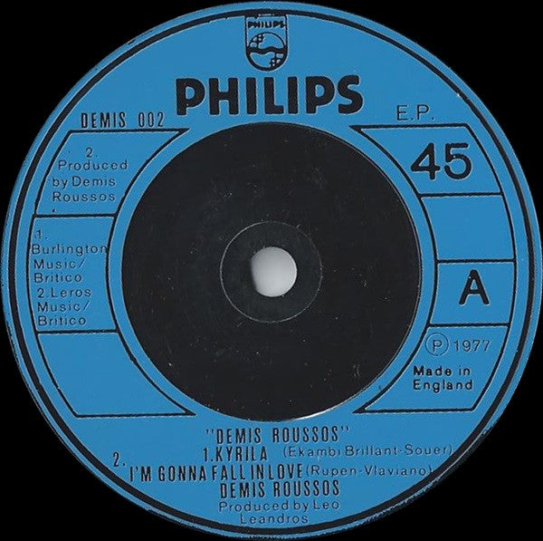 Demis Roussos : Kyrila (7", EP)