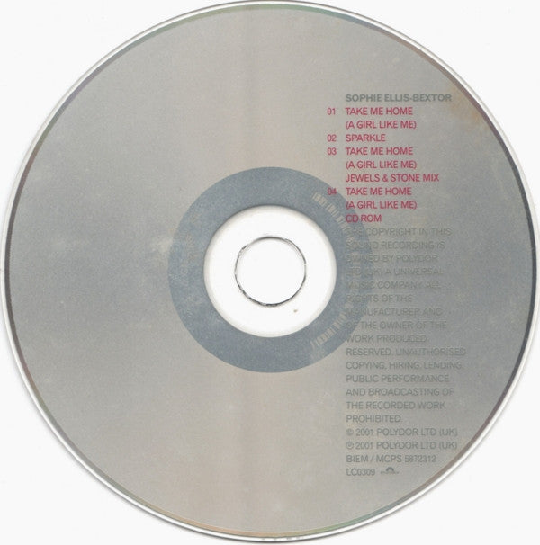 Sophie Ellis-Bextor : Take Me Home (CD, Single, Enh)